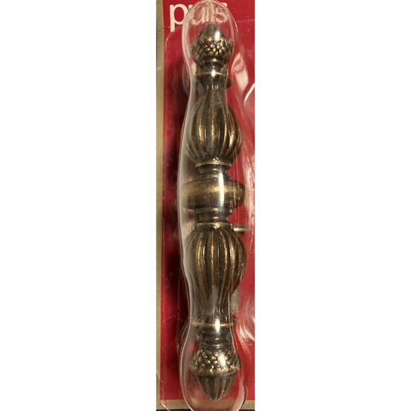 Vintage Kirsch Drawer Pulls Handles BF 134-2 Antique Brass 3” on Center NIP - Picture 2 of 7